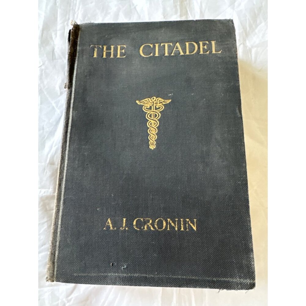The Citadel By A.J. Cronin Hardcover Vintage Grosset & Dunlap 1937 Black Cloth C